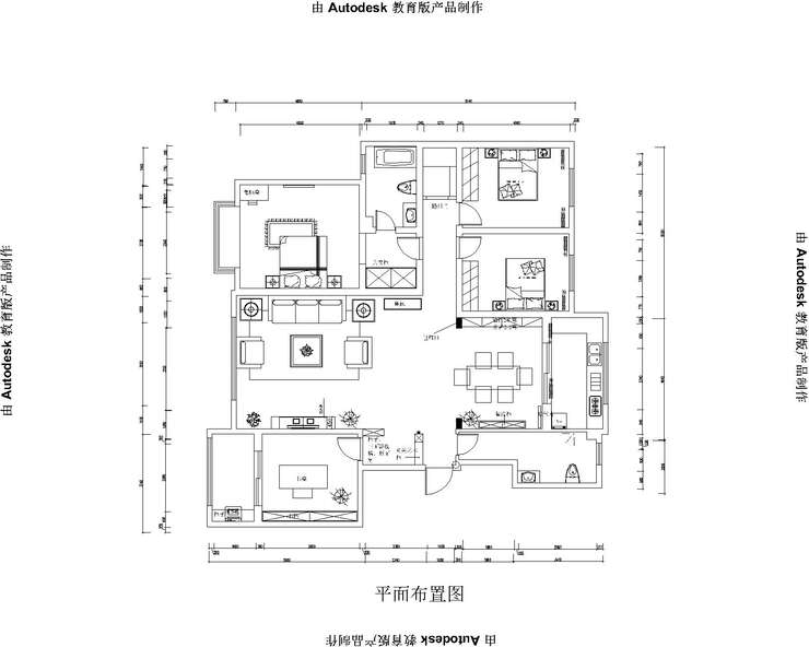 麗景苑案例平面布置圖