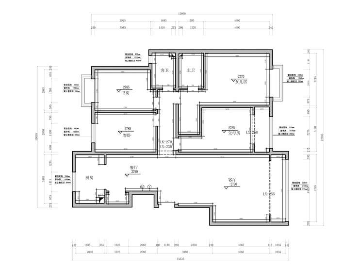 銀豐花園原始結(jié)構(gòu)圖