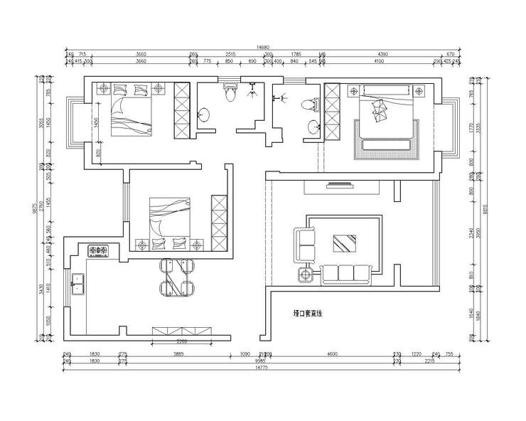 平面布局方案