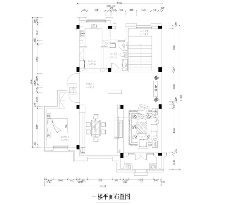 玫瑰園一層優(yōu)化布局方案_2345看圖王